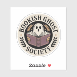 Bookmark Ghost Society - Gemütliches Spooky-Abzeic Aufkleber
