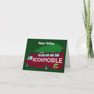 Bookmobil mit Weihnachtsbaum auf Top Custom Karte