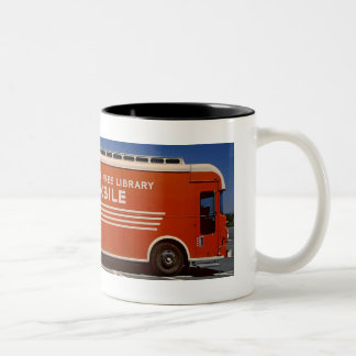 Bookmobile-Kaffee-Tasse Zweifarbige Tasse