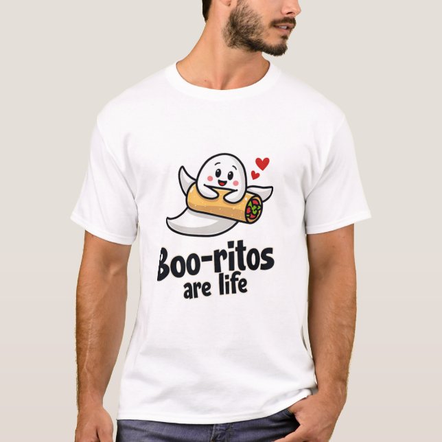Bookritos sind Leben T-Shirt (Vorderseite)