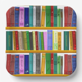 Books Birthday Party Pappteller