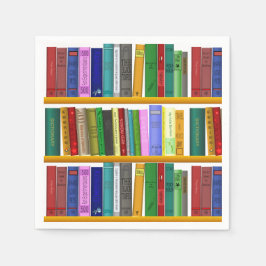 Books Birthday Party Serviette