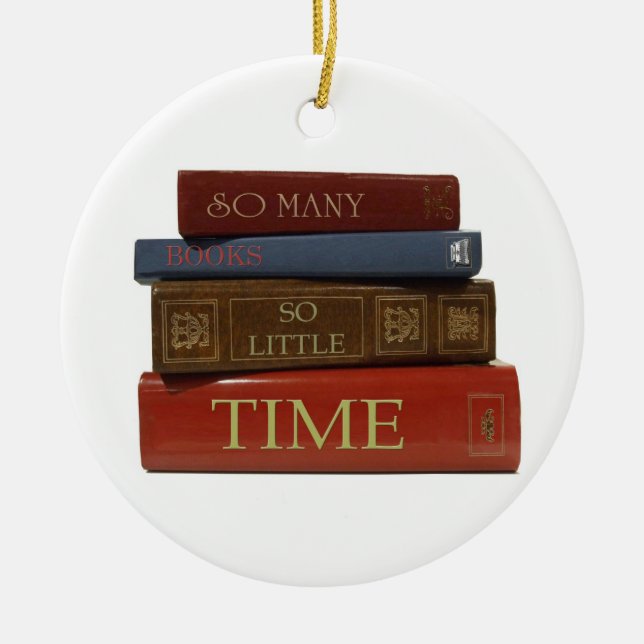 Books Book Writer Author Novelist  Reader Ornament (Vorne)