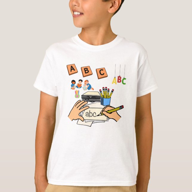 "Books, Brains & Bright Ideas" T-Shirt (Vorderseite)