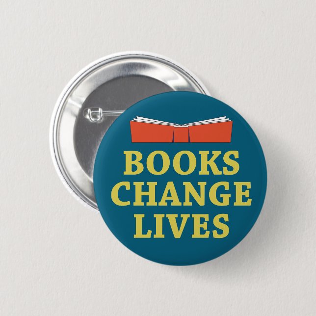 Books Change Lives Button (Vorne & Hinten)
