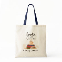 Books Coffee & Cozy Corners-Tasche | Bücherliebhab