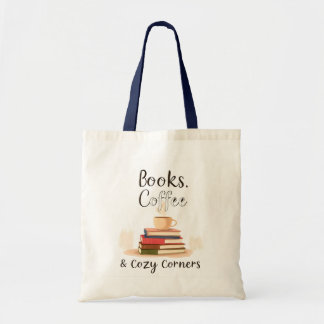 Books Coffee & Cozy Corners-Tasche | Bücherliebhab Tragetasche