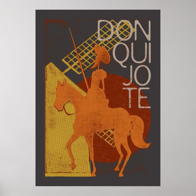 Books Collection Don Quixote Poster (Vorne)