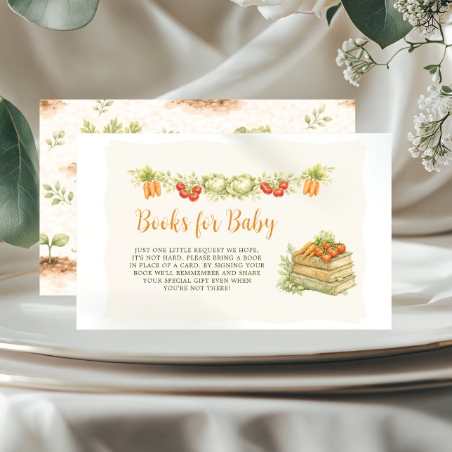 Books for Baby locally grown vegetable Garden  Begleitkarte (Von Creator hochgeladen)