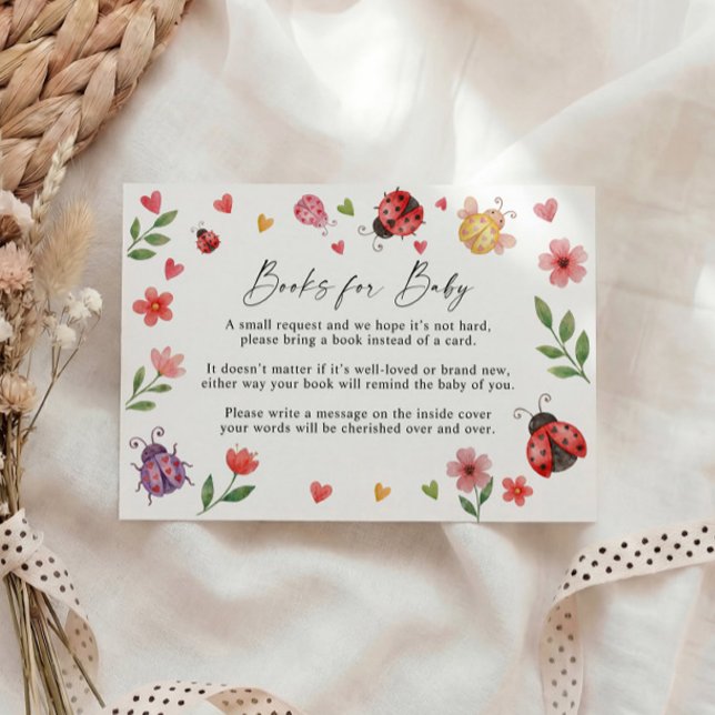 Books for Baby Request Card Begleitkarte (Von Creator hochgeladen)