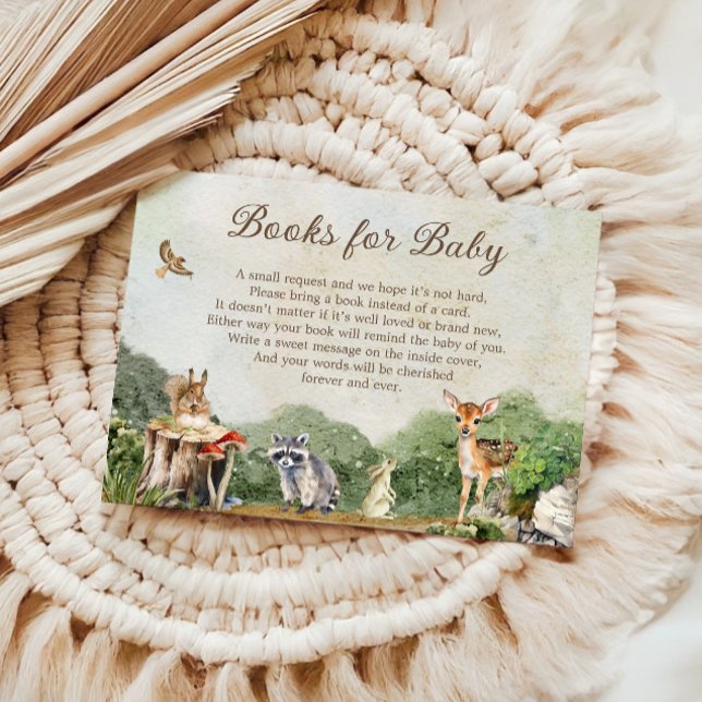 Books for Baby Woodland Forest Animals Begleitkarte (Von Creator hochgeladen)