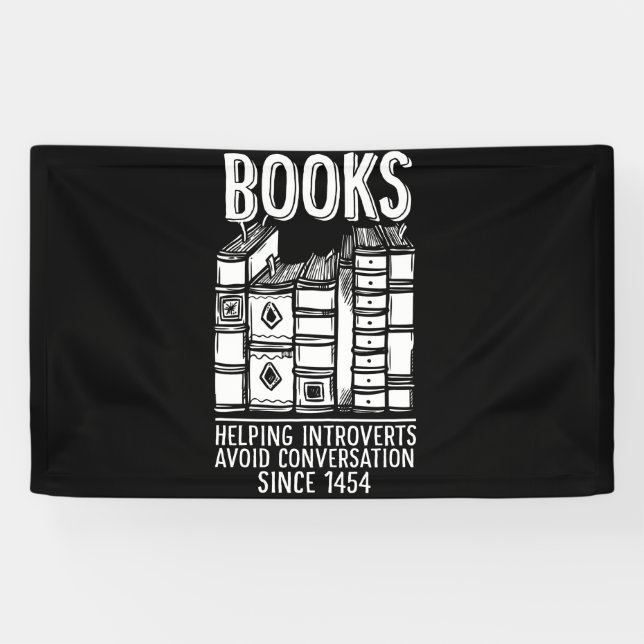 Books Helping Introverts Avoid Conversation Banner (Horizontal)