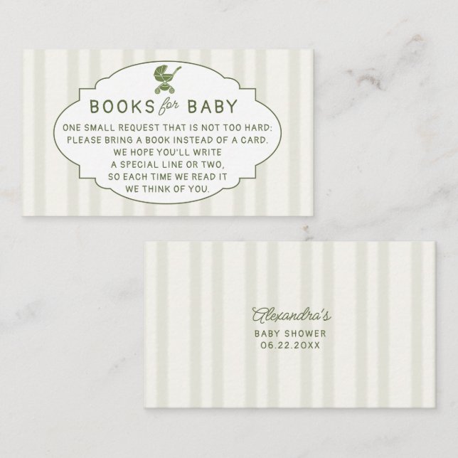 Books Insert Coffee Brewing Brunch Baby Shower (Vorne/Hinten)