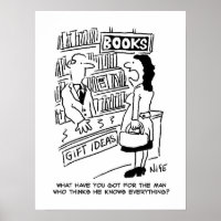 Bookshop Kunde frage Shopkeeper eine Frage