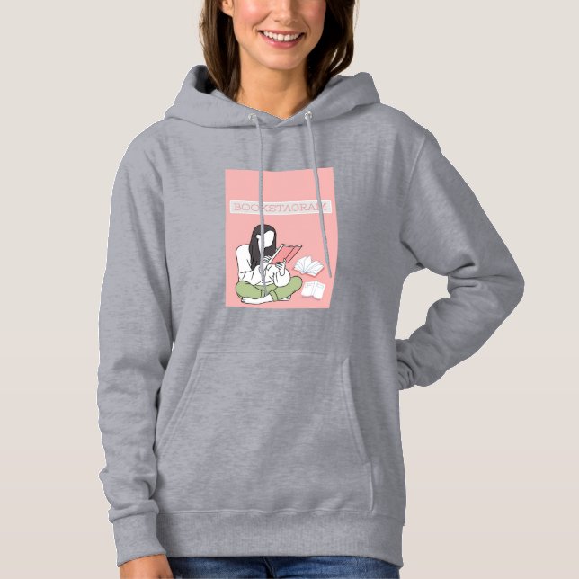 Bookstagramm Hoodie (Vorderseite)