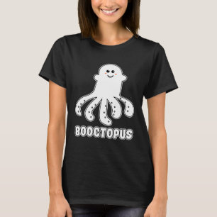 Booktopus Octopus Ghost Beängstigende Niedliche Ha T-Shirt