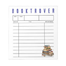 Booktrover Bibliotheksausweis Vintage-Bücher