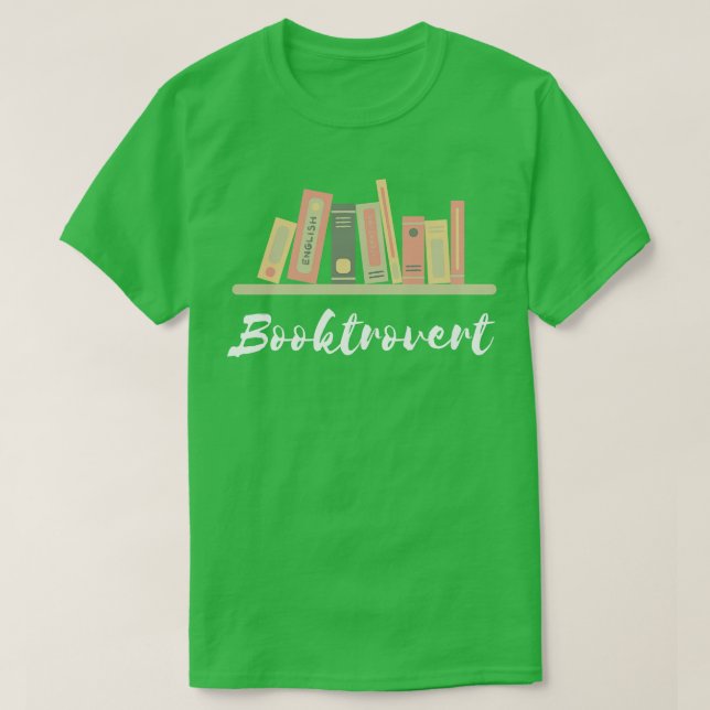 Booktrovert 1 T-Shirt (Design vorne)