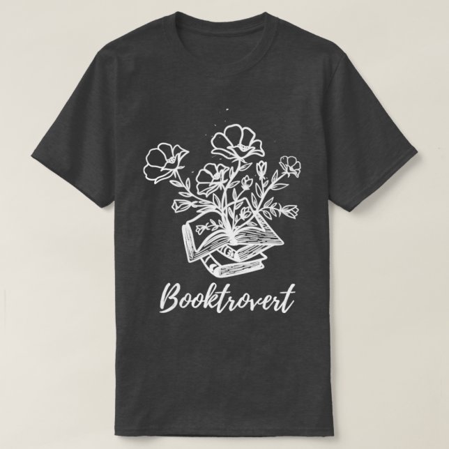 Booktrovert 6 T-Shirt (Design vorne)