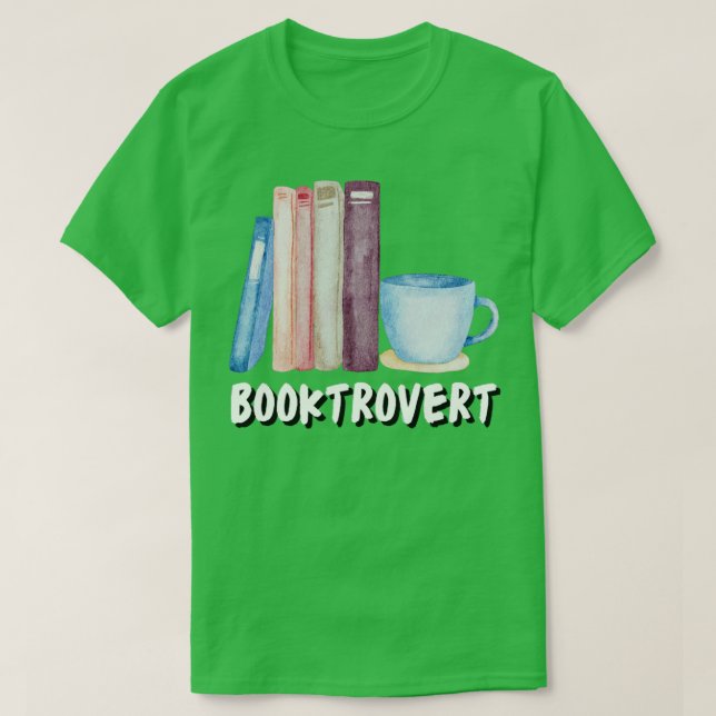 Booktrovert 8 T-Shirt (Design vorne)