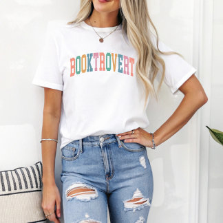 Booktrovert Sporty Bookish Geschenk für das Buch L T-Shirt