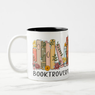 Booktrovert-Tasse Zweifarbige Tasse