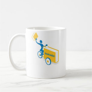 Bookwallah Logo, das Geschenk teilend              Tasse