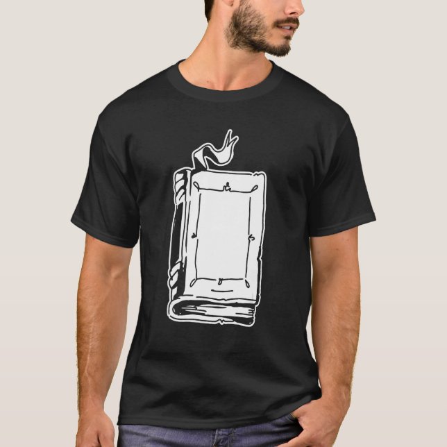 Bookworm Books Bibliophile Librarian Literature  B T-Shirt (Vorderseite)