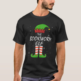BOOKWORM Elf Familie Matching Gruppe Weihnachten P T-Shirt