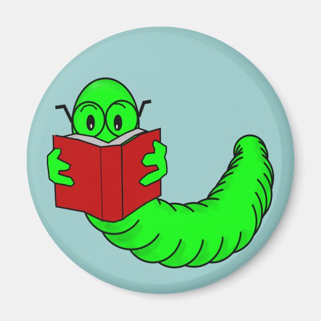 Bookworm Magnet (Vorne)