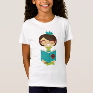 Bookworm Princess Girls T - Shirt