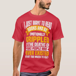 Bookworm Reader Writer Novelist Content Creator Bo T-Shirt