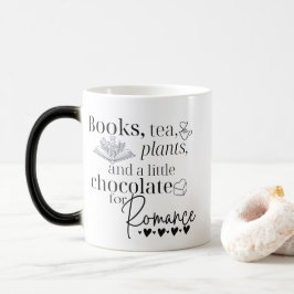 Bookworm Reading Geschenk Zwei-Tonen-Kaffee-Tasse Verwandlungstasse