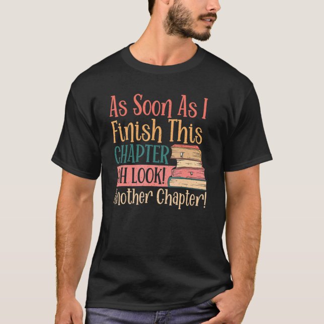 Bookworm Reading Teacher Librarian Book T-Shirt (Vorderseite)