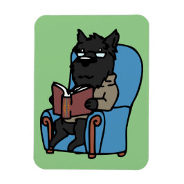 Bookworm-Schotte Magnet