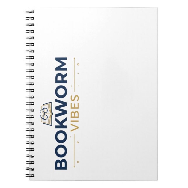 Bookworm Vibes Notizblock (Vorderseite)