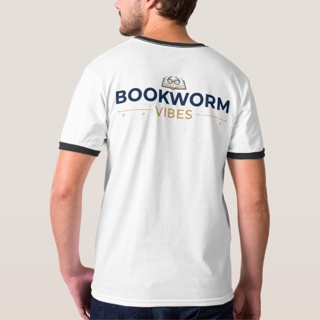 Bookworm Vibes T-Shirt (Rückseite)