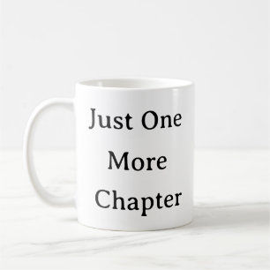 Bookwürmer Tasse nur noch ein Kapitel Lesen