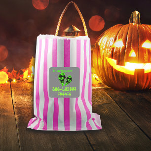 Boolicious Halloween Leckereien Labels Individuell Quadratischer Aufkleber