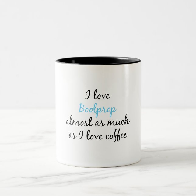 Boolprop Kaffee-Tasse Zweifarbige Tasse (Mittel)