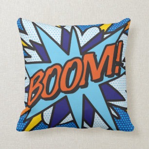 BOOM BANG Fun Retro Comic Buch Pop Kunst Kissen