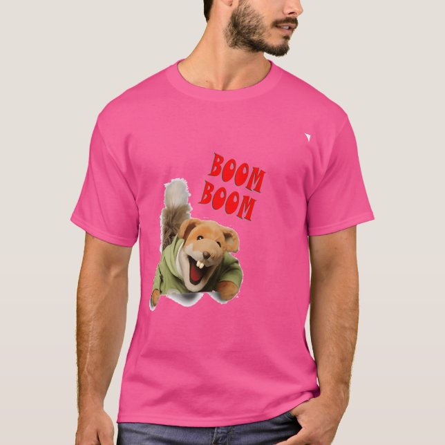 Boom Boom Basil Brush T-Shirt (Vorderseite)