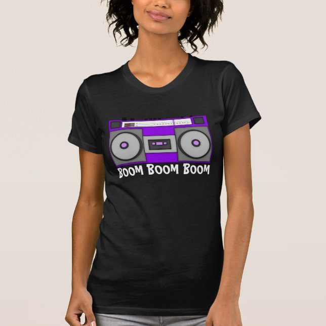 Boom-Boom Boombox T-Shirt (Vorderseite)