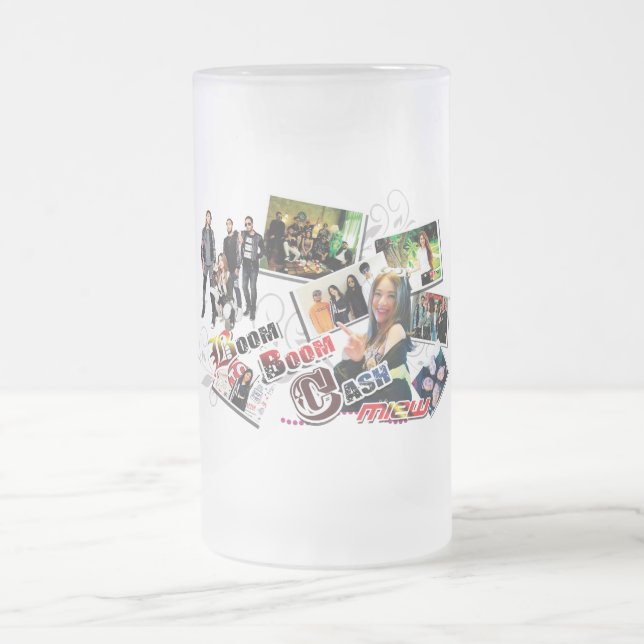 Boom Boom Cash Bierglas Mattglas Bierglas (Mittel)