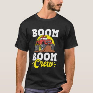 Boom Boom Crew Monstertruck Geburtstag T-Shirt