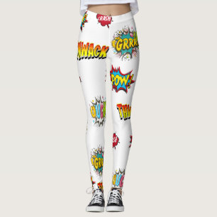Boom-Boom-Kriegsgefangen-komische Leggings