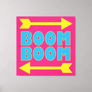 Boom-Boom Leinwanddruck