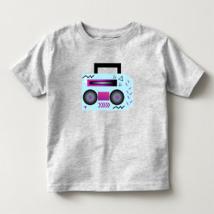 Boom Box 90er 80er Music Hip Hop Kleinkind Bodysui T-shirt