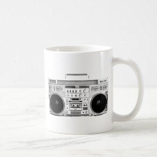 Boom Box Ghetto Blaster 80er 70er Kassettenplayer Tasse