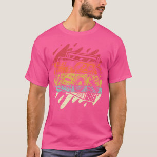 Boom Box Ghetto Blaster Radio Retro 80'S 90'S Ange T-Shirt
